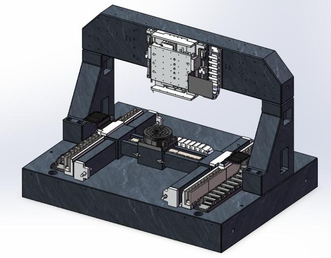四轴气浮精密运动台