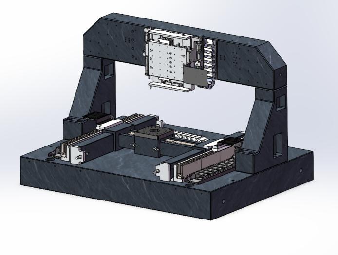 三轴气浮精密运动台